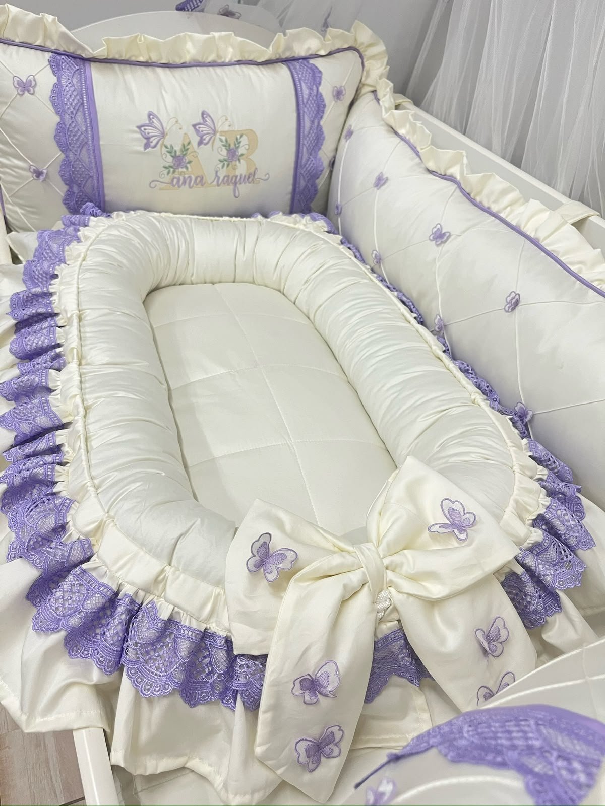 Ninho Luxo lilás personalizado